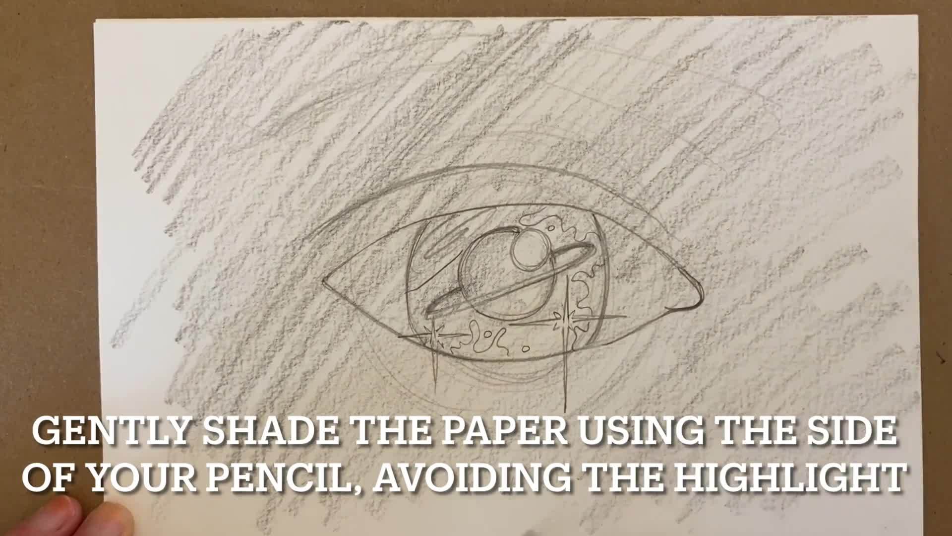 How to Draw a Galaxy Eye